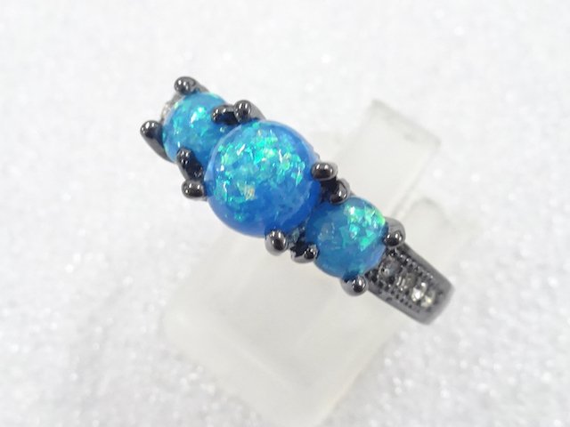 色石　指輪(23号)